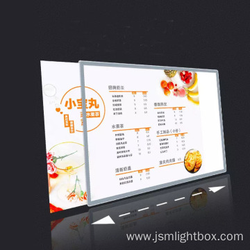 Slim Photo Frame Poster Inserting Led Light Box